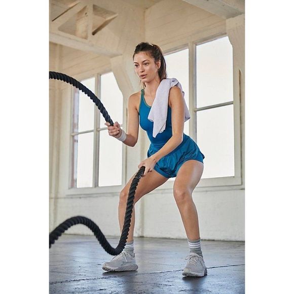 NWT Free People Movement Last Mile Runsie in Blue - Picture 2 of 10